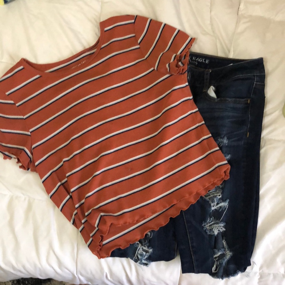 American Eagle Crop Top